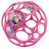 Image de Balle hochet sensoriel rose