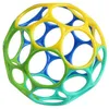 Image de Balle hochet souple bleu et vert