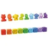 Image de Coffret Cube et animaux (18 pièces)