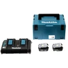 Image de Pack energie 2 batteries 18v 5ah + chargeur double dc18rd pack energie 2 batteries 18v 5ah + chargeur double dc18rd 1 kit(s) - makita