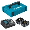 Image de Pack energie 2 batteries 18v 6ah + chargeur dc18rc 1 kit(s) pack energie 2 batteries 18v 6ah + chargeur dc18rc - makita