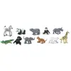 Image de Lot de 11 figurines : Bébés animaux zoo Safari-S680004