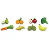 Image de Lot de 8 figurines : Fruits et légumes Safari-S688304