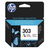 Image de HP 303 (T6N01AE) - Cyan, Mangenta et Jaune
