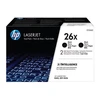 Image de HP 26X Pack de 2 (CF226XD) - Noir