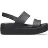 Image de Sandales compensées femme Crocs brooklyn low wedge Noir 42/43 206453-060