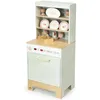 Image de Buffet de cuisine et lave-vaisselle en bois (70 x 43 cm)