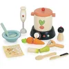 Image de Robot soupe légumes et accessoires en bois