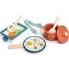 Image de Kit de casserole et poêle en bois