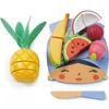 Image de Planche à découper fruits tropicaux en bois
