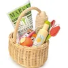 Image de Panier jour de marché en bois
