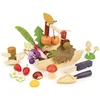 Image de Panier cueillette sauvage en bois