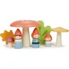 Image de Famille de gnomes et forêt en bois