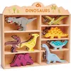 Image de Set animaux en bois Dinosaures