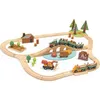Image de Circuit train en bois Pins sauvages (30 pièces)