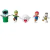 Image de Figurine de collection Jakks Pacific Super Mario Bros blister (x5) Multicolore 6 cm 192995400870