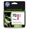 Image de HP 712 Pack de 3 (3ED78A) - Magenta