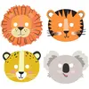 Image de 8 Masques papier Get Wild 9909362