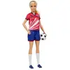 Image de Poupée barbie footballeuse Maillot 9