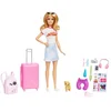 Image de Barbie - Coffret poupée Malibu en Voyage