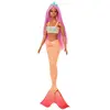 Image de Barbie : Sirène Rose Mattel-HRR05