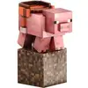 Image de Figurine de collection Mattel Minecraft Level Pig Rose 14 cm MATTHTM04