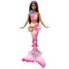 Image de Barbie Sirène fleurs magique brune
