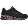 Image de Baskets femme semelle imprimée de coeur uno loving love Skechers Noir 38 155506-BBK