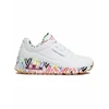 Image de Baskets femme Skechers Uno Loving Love Blanc 40 155506-WHT