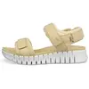 Image de Sandales en cruir femme Ecco Gruuv Jaune 39 213103-02710