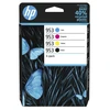Image de HP 953 (6ZC69AE) - Pack de 4 cartouches d'encre Noir/Cyan/Magenta/Jaune