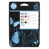 Image de HP 963 (6ZC70AE) - Pack de 4 cartouches d'encre Noir/Cyan/Magenta/Jaune