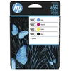 Image de HP 903 (6ZC73AE) - Pack de 4 cartouches d'encre Noir/Cyan/Magenta/Jaune