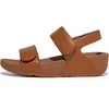 Image de Sandales à bride arrière en cuir réglables femme FitFlop Lulu Beige 38 FV8-592