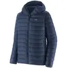 Image de Doudoune full zip à capuche Patagonia Down 84702-NENA Bleu L