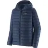 Image de Doudoune full zip à capuche Patagonia Down Bleu XL 84702-NENA