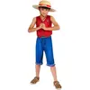 Image de Déguisement One Piece Classique Luffy - Taille 9-10 Ans