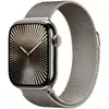 Image de Apple Watch Series 10 GPS + Cellular 42 mm Titane Naturel Bracelet Milanais