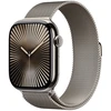 Image de Apple Watch Series 10 GPS + Cellular 46 mm Titane Naturel Bracelet Milanais M/L