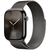 Image de Apple Watch Series 10 GPS + Cellular 46 mm Titane Ardoise Bracelet Milanais S/M