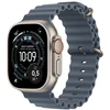 Image de Apple Watch Ultra 3 GPS + Cellular 49 mm Titane Naturel Bracelet Océan Bleu Maritime