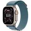 Image de Apple Watch Ultra 3 GPS + Cellular 49 mm Titane Naturel Boucle Alpine Bleu Clair M