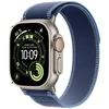 Image de Apple Watch Ultra 3 GPS + Cellular 49 mm Titane Naturel Boucle Trail Bleu/Bleu Vif M/L