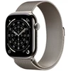 Image de Apple Watch Series 11 GPS + Cellular 46 mm Titane Naturel Bracelet Milanais M/L