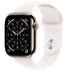 Image de Apple Watch Series 11 GPS + Cellular 46 mm Titane Or Bracelet Sport Rose M/L