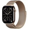 Image de Apple Watch Series 11 GPS + Cellular 46 mm Titane Or Bracelet Milanais Or S/M
