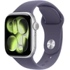 Image de Apple Watch Series 11 GPS + Cellular 42 mm Aluminium Argent Bracelet Sport Violet M/L