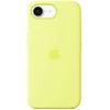 Image de Apple Silicone Case Jaune Fluo Apple iPhone 16e