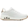 Image de Baskets femme Skechers Uno - Shimmer Away 155196-WHT Blanc 36