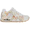 Image de Baskets avec dessins iconique uno métallic love femme Skechers 155523-WTGD Blanc 40